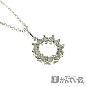 TIFFANY Open Circle Necklace Platinum Accessories SA
